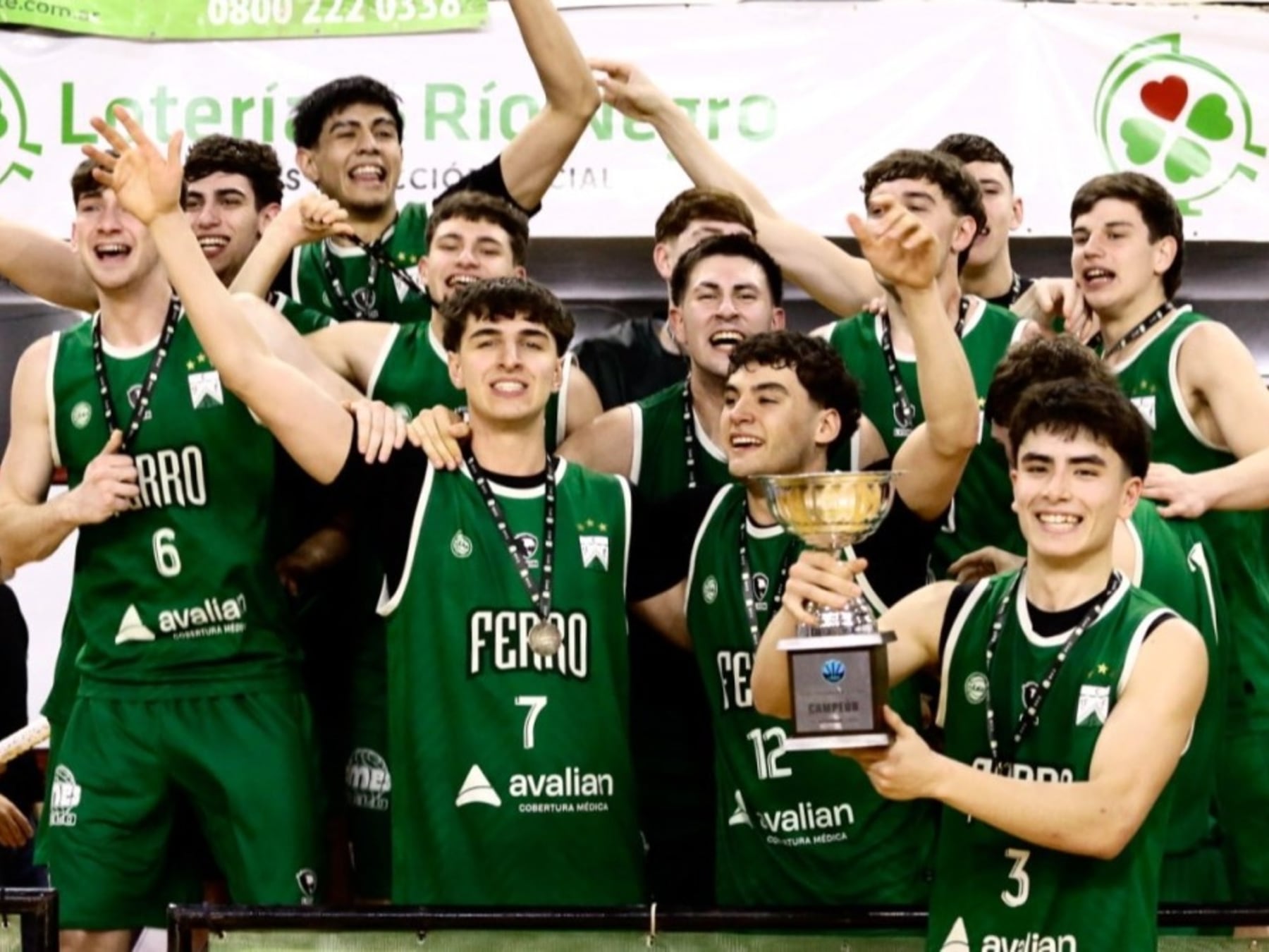 Ferro ganó la final en Viedma y se consagró campeón nacional sub 21: el básquet joven tiene quien lo defienda