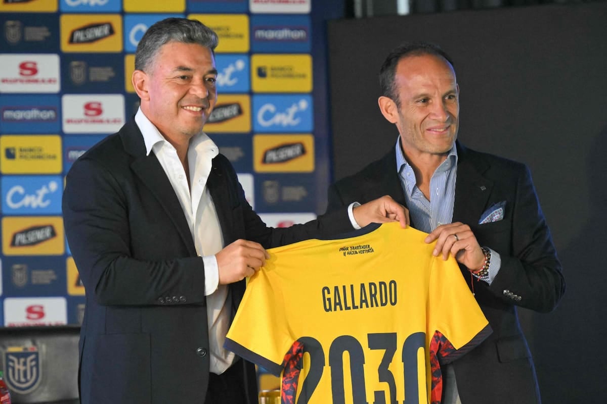 Gallardo se calzó el buzo de Ecuador y ya avisa: quiere llegar al Mundial 2030