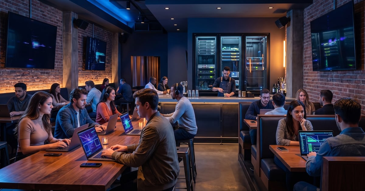 Bares con inteligencia artificial: pagan un café y se llevan el procesador