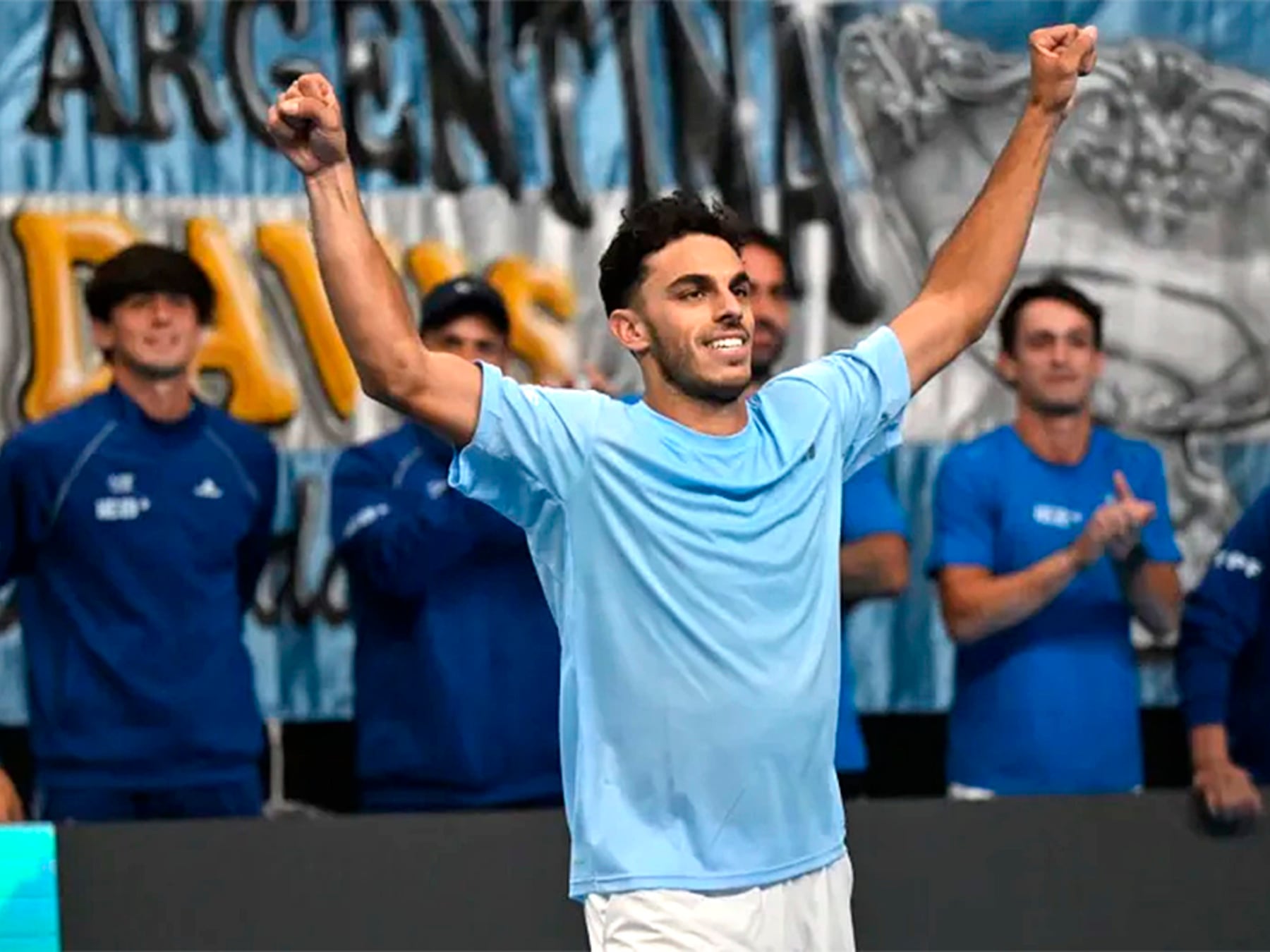 Argentina zafó del descenso en la Copa Davis y ya piensa en 2027: el Ruca Che fue una fiesta con final exprés