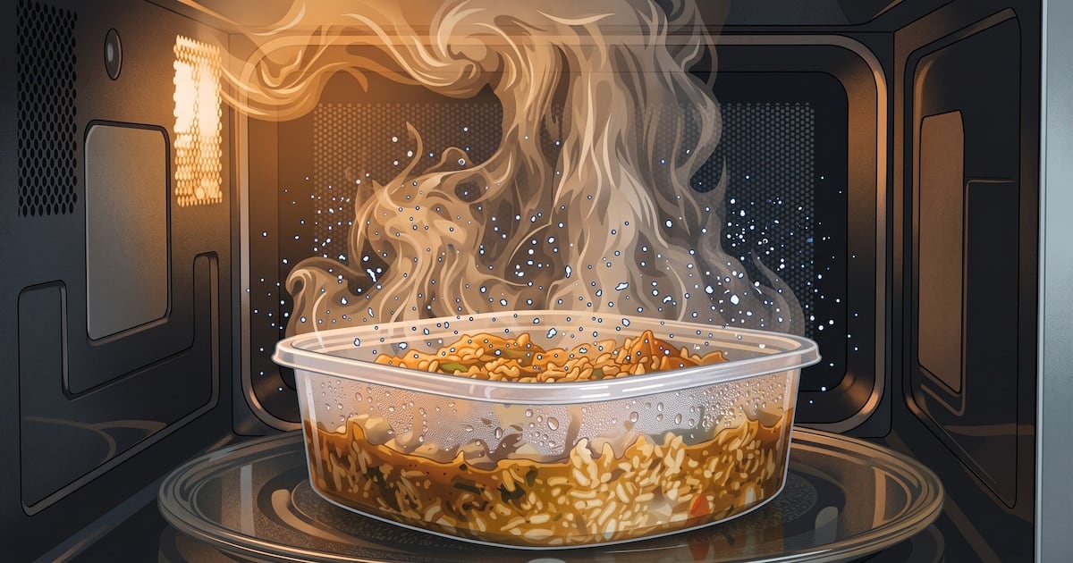 Microondas, plásticos y microplásticos: por qué los toxicólogos piden cambiar de recipiente antes de recalentar la comida