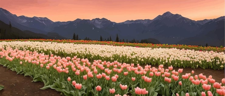 Trevelin vuelve a vestirse de tulipanes: la temporada 2026 abre el 7 de octubre con el campo de flores más austral del país