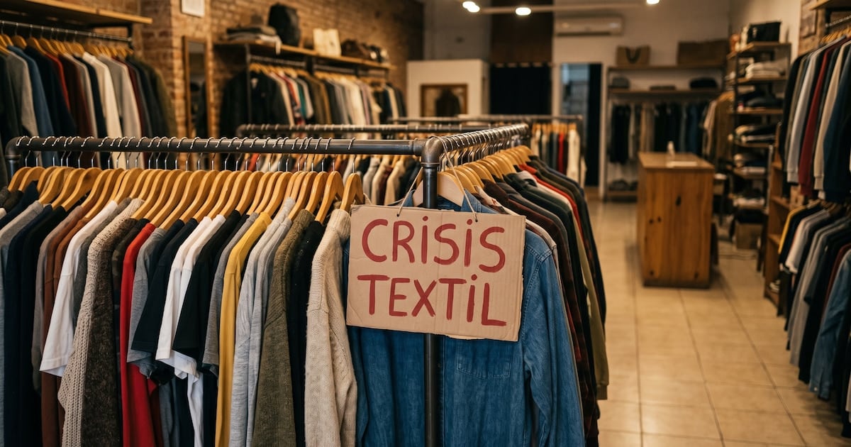 La textil se desbarranca: 22,6% de caída en producción y 28.000 empleos que no vuelven