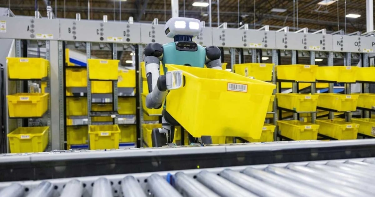 Amazon supera el millón de robots en operación y registra más accidentes en sus depósitos automatizados