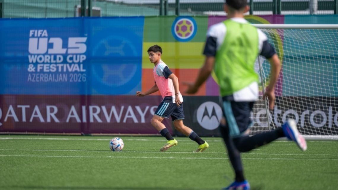 Argentina al debut del Mundial Sub 15 con una agenda que no deja respirar