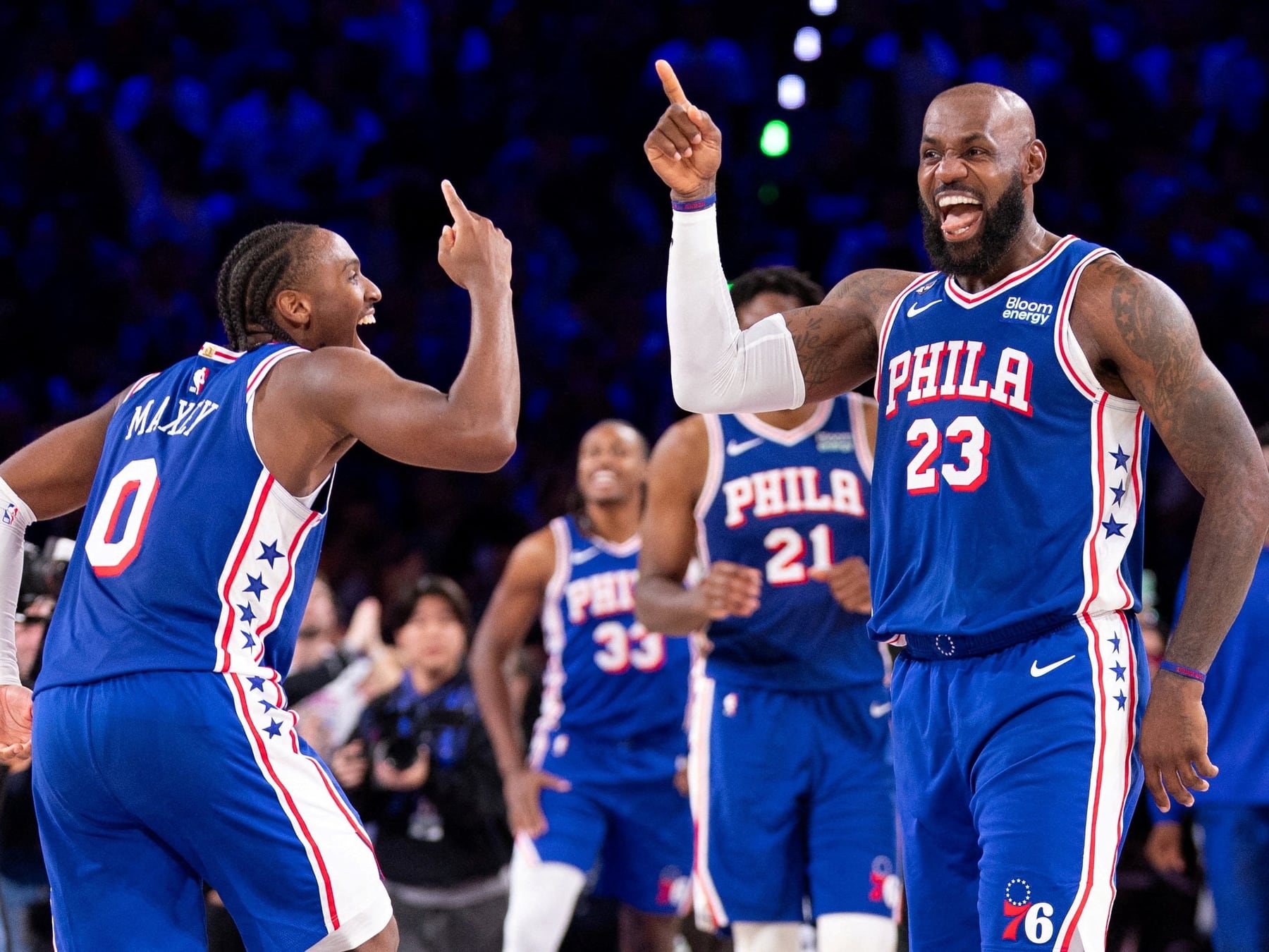 Philadelphia dio una vuelta de/manual y LeBron Habló desde la cancha